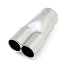 2-1 Exhaust Collector Chrome