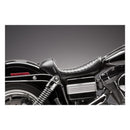 Stubs Cafe Solo Seat Black Pleated For 06-17 Dyna (NU)