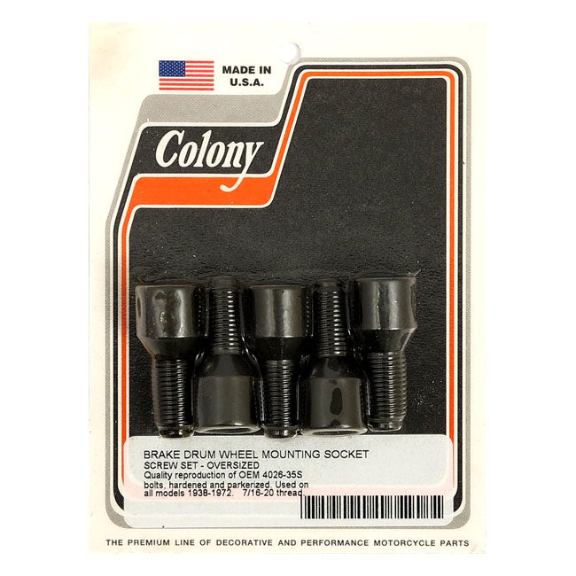 Mount Bolt Set For Brake Drum Oversized Threads For 36-72 B.T.