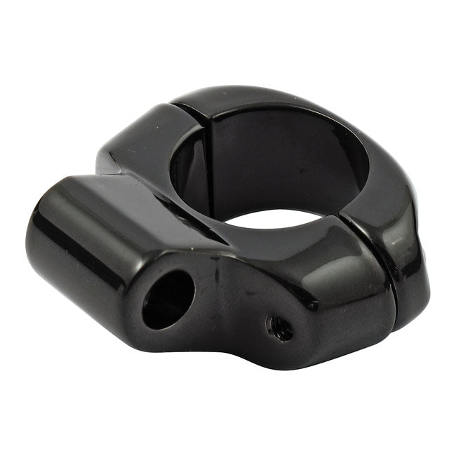 Universal 1 Inch Mirror Clamp 5/16 Inch Mount Hole Black For 1 Inch 25.4mm diameter handlebars