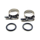 Intake Clamps O-Ring Type For 55-E78 B.T. Chrome