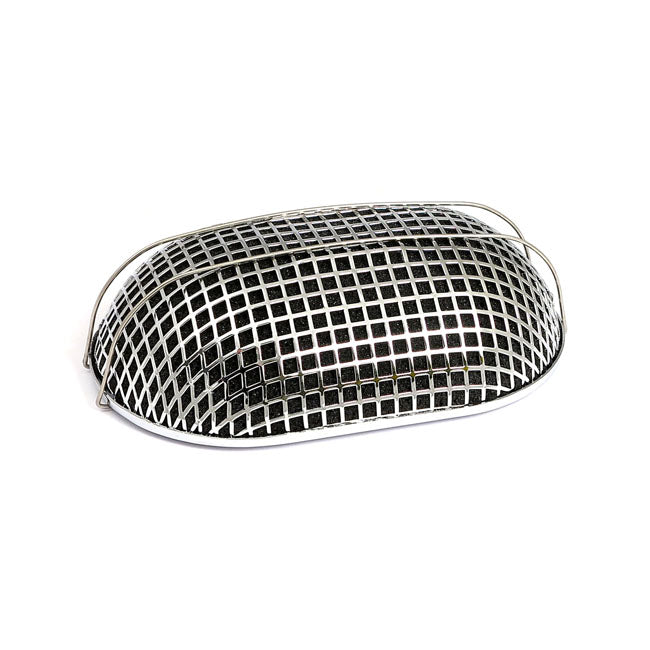 Breather Style Air Cleaner Assembly Oval Chrome For 66-88 BT