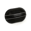 Breather Style Air Cleaner Assembly Oval Black For 90-17 BT
