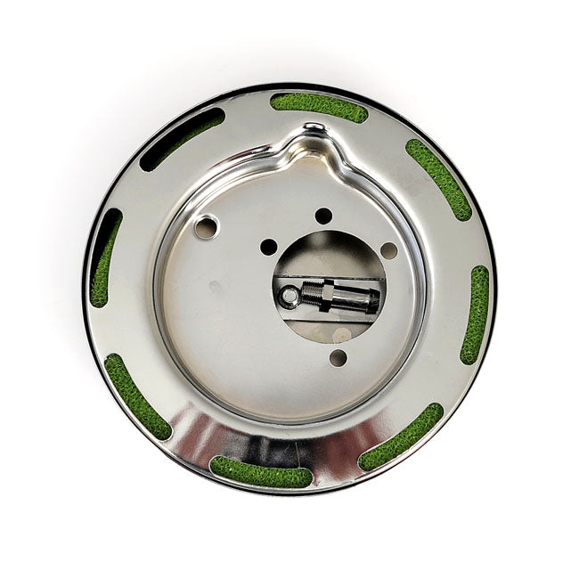 Round Air Cleaner Assembly Chrome - 7 Inch