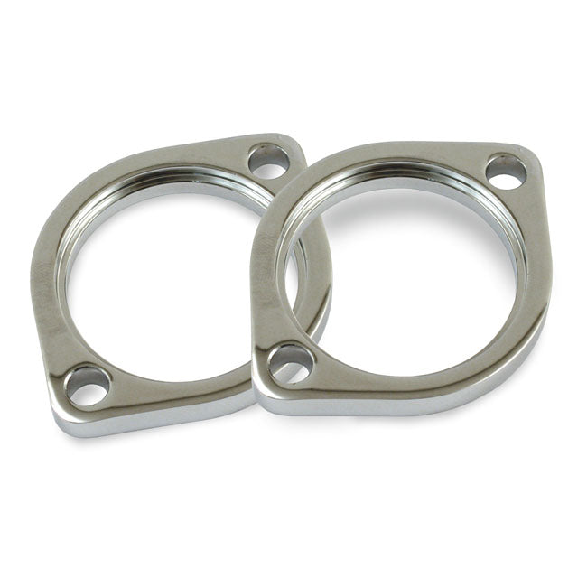 Flange Exhaust Pipe 84-03/17-22 'Early Style' Chrome For 84-23 B.T.