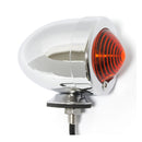Bullet Marker Light Chrome Amber Lens DF Stud Mount