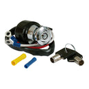 Dyna Style Ignition Switch Round Key 2-Wire Chrome For 91-93 Dyna