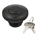 Gas Cap Vented With Lock Black For 83-95 H-D NU