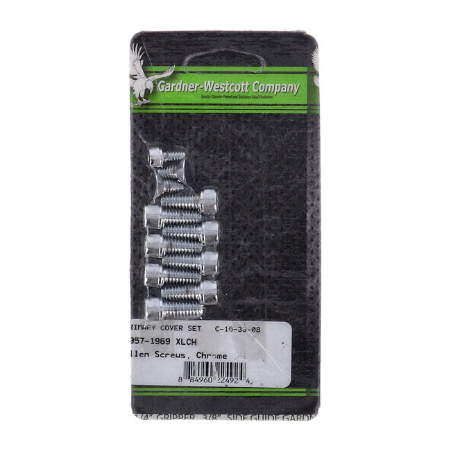 Primary Cover Mount Kit Chrome Allen For 57-69 XLCH NU