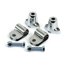 Spotlamp & Turn Signal Mount Kit Chrome For 68-84 FL