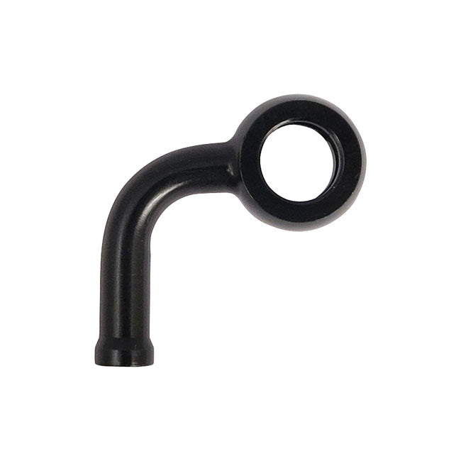 Varioflex Banjo Fitting Black 3/8 Inch-10 MM 90 Degree Right