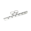 Universal Bullet Hole Heat Shield 14 Inch Long Chrome For 1-3/4 Inch exhaust pipes