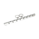 Universal Bullet Hole Heat Shield 18" Long Chrome For 1-3/4" Exhaust Pipes