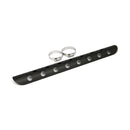 Universal Bullet Hole Heat Shield 18 Inch Long Black For 1-3/4 Inch exhaust pipes