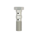 Double Banjo Bolt Silver Anodized M10X1.00