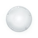 Derby Cover Domed Stepped For 99-17 Dyna Black