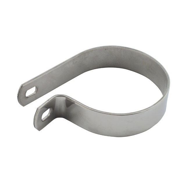 Muffler Short P-Clamp 3-1/4 Inch Stainless For 58-77 FL