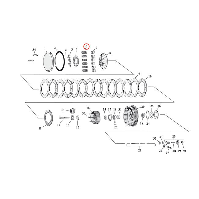 Clutch Springs Heavy-Duty For 53-70 K