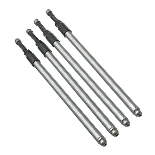 Quickee Adjustable Pushrod Set For 99-17 NU 88"-124" Twin Cam