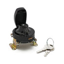 Fl Style Ignition Switch 5-Pole Flat Key Black For 36-72 FL NU