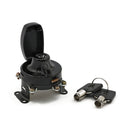 Fl Style Ignition Switch 5-Pole Round Key Black For 36-72 FL NU