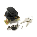 Fl Style Ignition Switch 6-Pole Flat Key Black For 73-95 FL