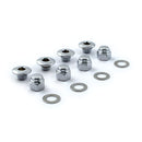 Rocker Shaft Plug & Nut Kit Buttonhead Chrome For L71-84 Shovelhead