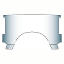 Repl Adj Lower Window Style B Clear For 60-84 FL With OEM Or National Cycle 3-piece windshields NU