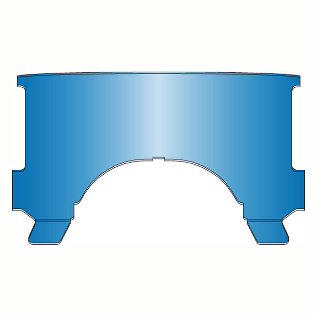 Repl Adj Lower Window Style B Blue For 60-84 FL With OEM Or National Cycle 3-piece windshields NU