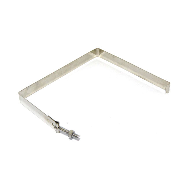 Battery Hold Down Strap Polished Stainless For 65-69 FL