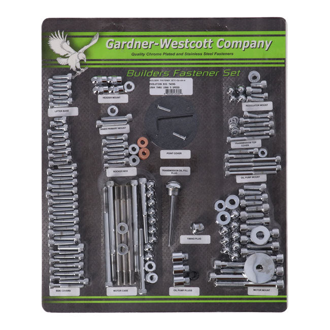 Allen Builders Fastener Set For 84-86 EVO FXR, FLT NU