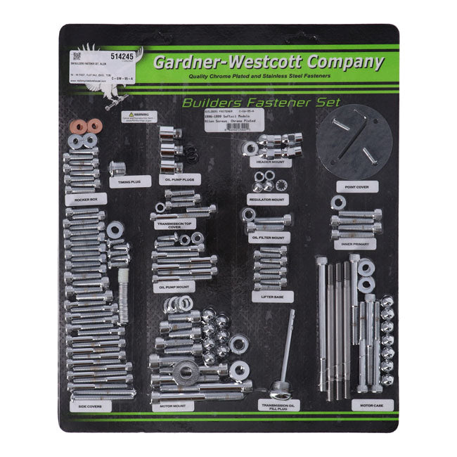 Allen Builders Fastener Set For 96-99 FXST, FLST NU Excl. TCB