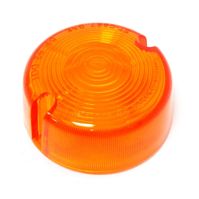 Replacement 3 Inch Bullet Turn Signal Lens Amber