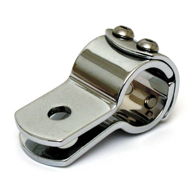 3-Piece Clamp 1 Inch Chrome Steel For Round Tubes