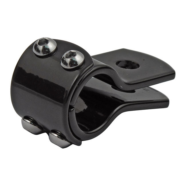 3-Piece Clamp 7/8 Inch Black Steel For Round Tubes