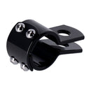 3-Piece Clamp 1-1/4 Inch Black Steel For Round Tubes