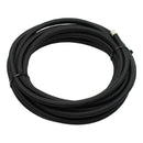 Braided Hose Black Nylon - 1/4 Inch