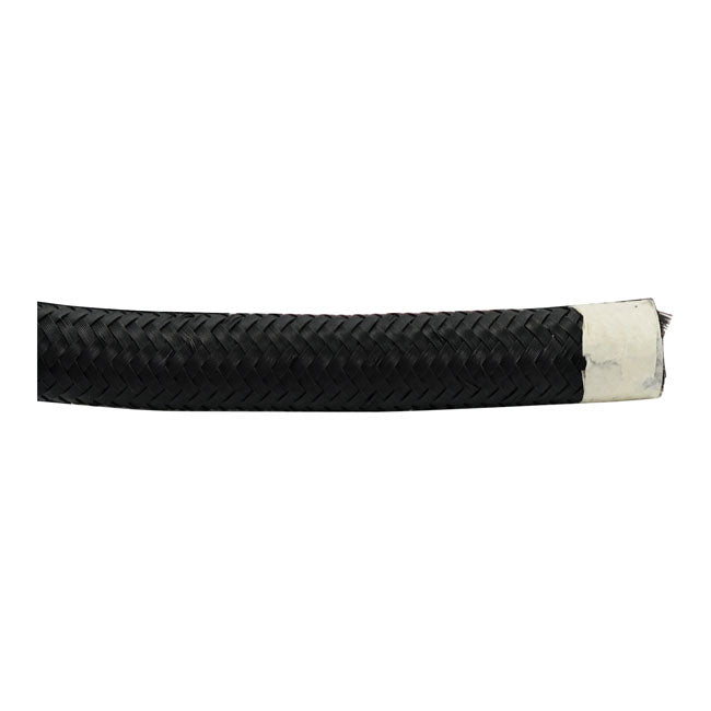 Braided Hose Black Nylon - 5/16 Inch