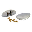 Motorcycle Storehouse Saddlebag Trim Nickel Spoons