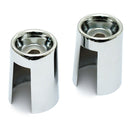 Shock Stud Cover Kit Chrome For 65-74 XL