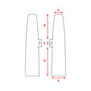 fork Shrouds For 39mm Forks Zinc For 04-15 XL Excl. XL1200X/XS Forty Eight