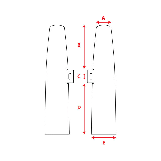 fork Shrouds For 39mm Forks Zinc For 04-15 XL Excl. XL1200X/XS Forty Eight