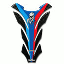3D Motorcycle Stickers - Tank Pad Blue For Universal