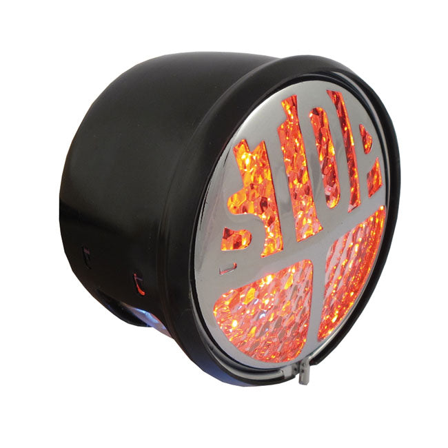 Stop Taillight LED Clear Lens / Black Housing