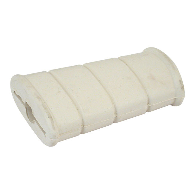 Replacement Rubber For Flat Kick Pedal White