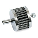 Crankcase Breather Filter Male 3/8 Inch Connector For 3/8 Inch hose standard H-D Oil line
