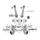 Pinion Shaft (right Side) & Long Conrod Rollers +.0010"