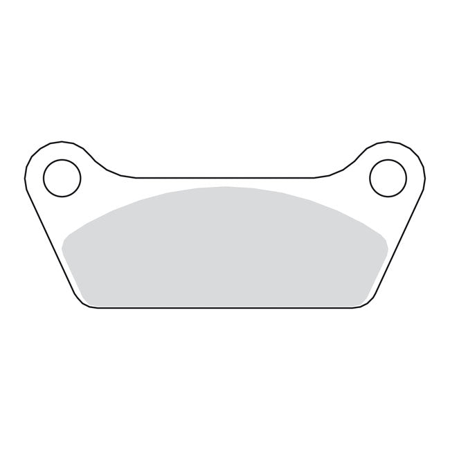 MCS Brake Pads Rear Organic For 04-13 XL
