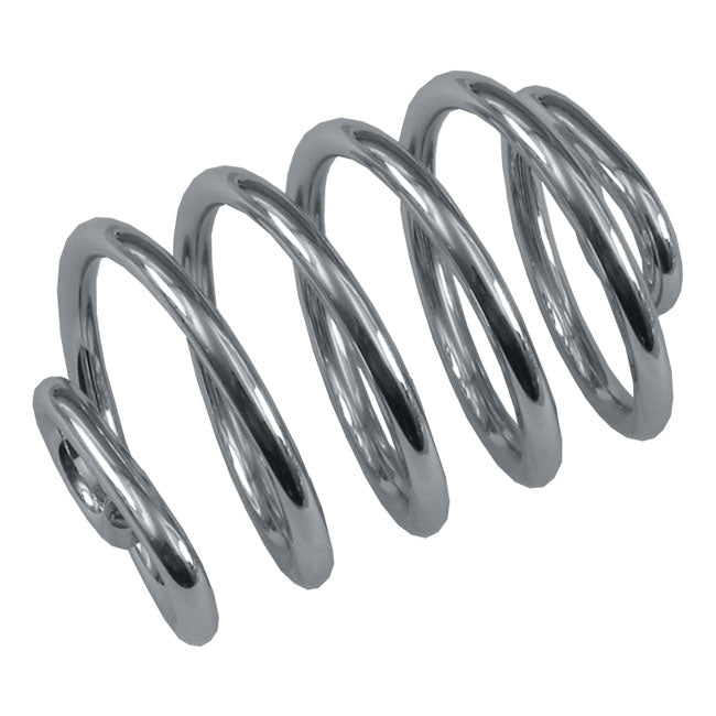 Straight Solo Seat Springs 3 Inch Chrome