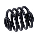 Straight Solo Seat SINGLE Springs Black - 2 Inch